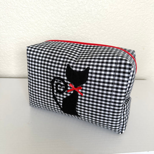 Kitty makeup bag
