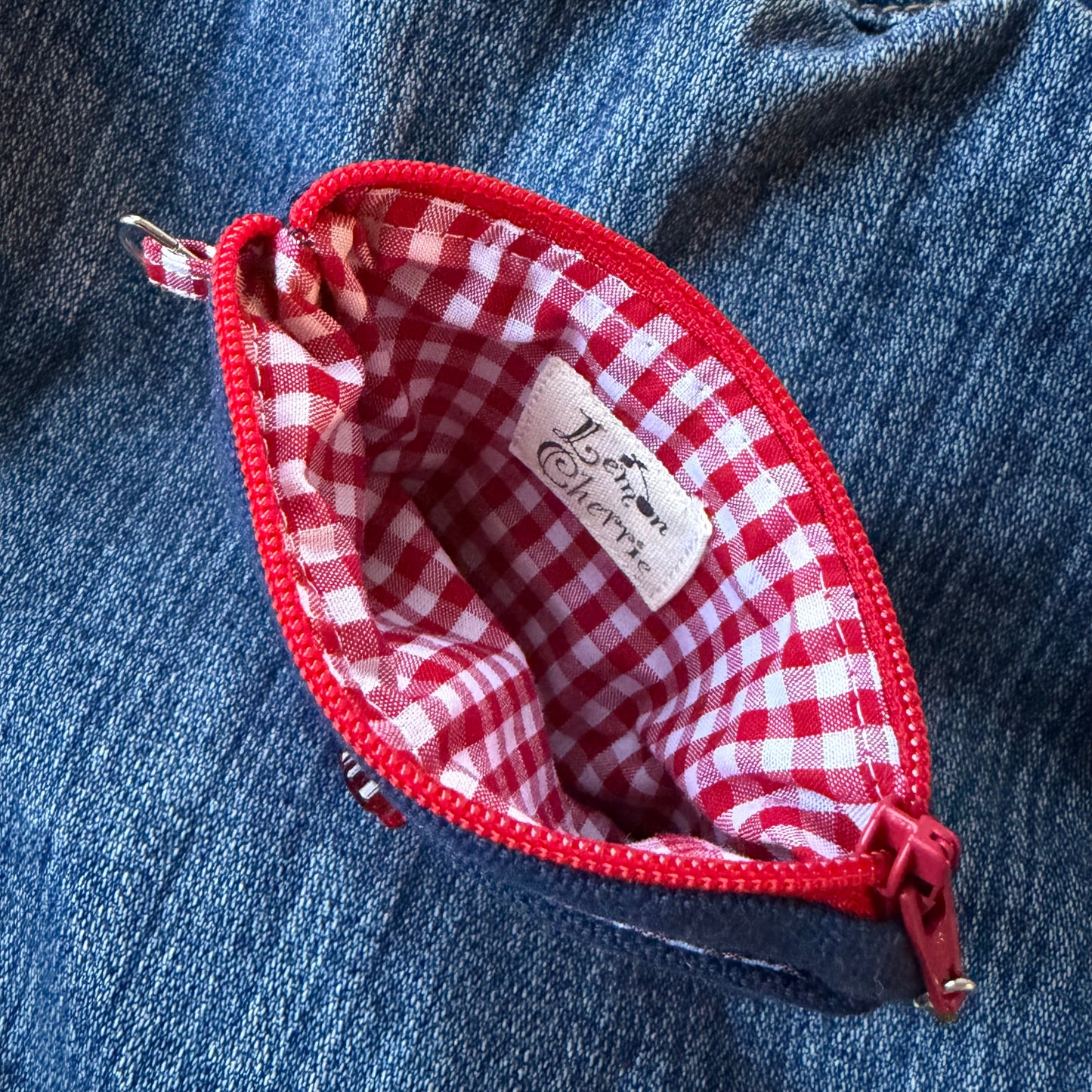 Ladybug keychain wallet