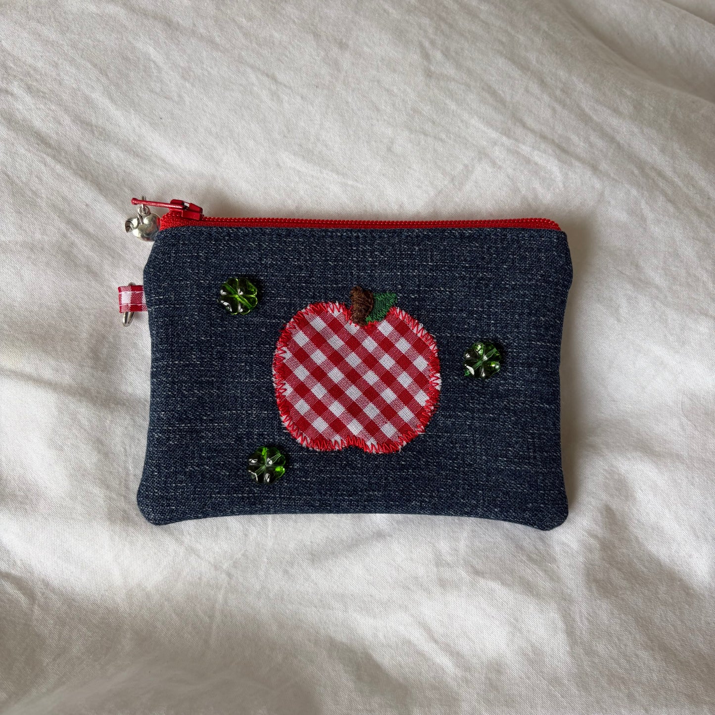 Apple Jean keychain wallet